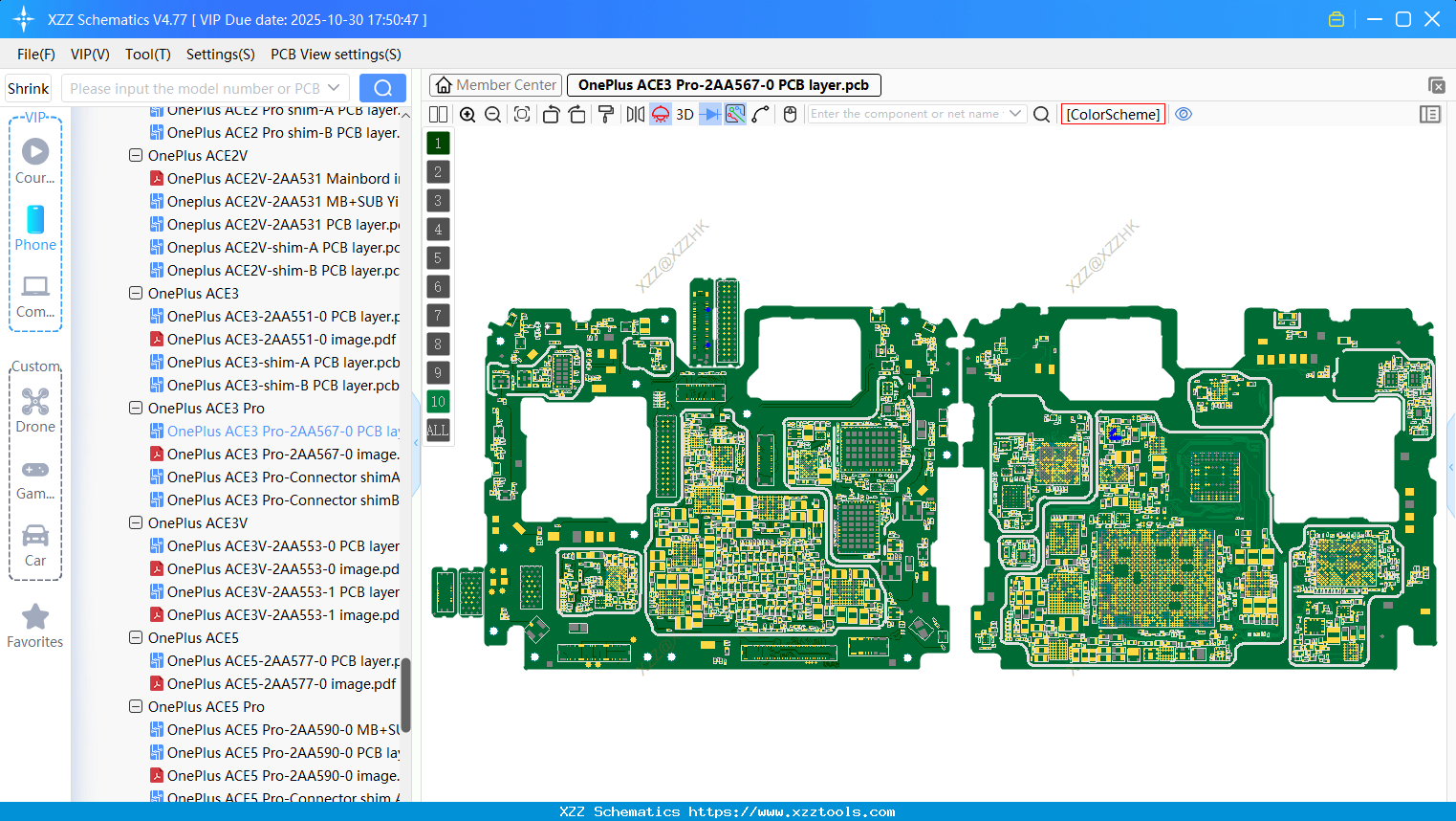OnePlus ACE3 Pro-2AA567-0 PCB Layer